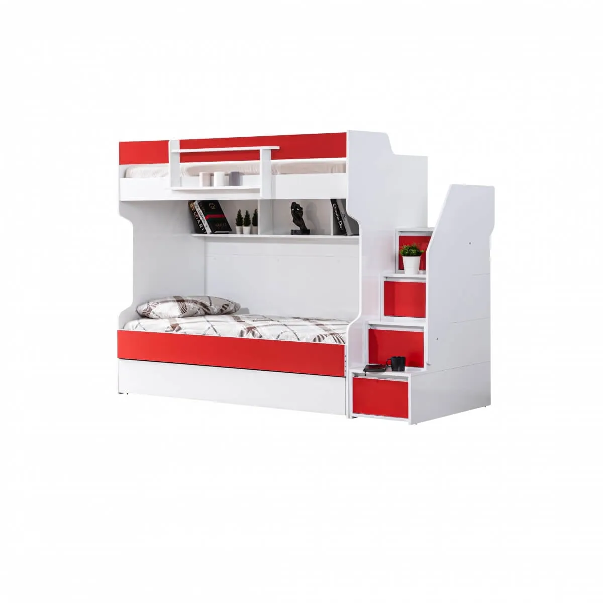 Cesur 3'lü Kırmızı Ranza