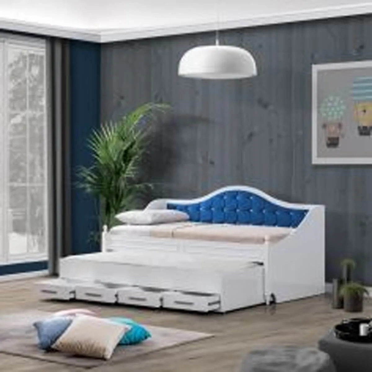 Eymen Yavrulu Mavi Karyola