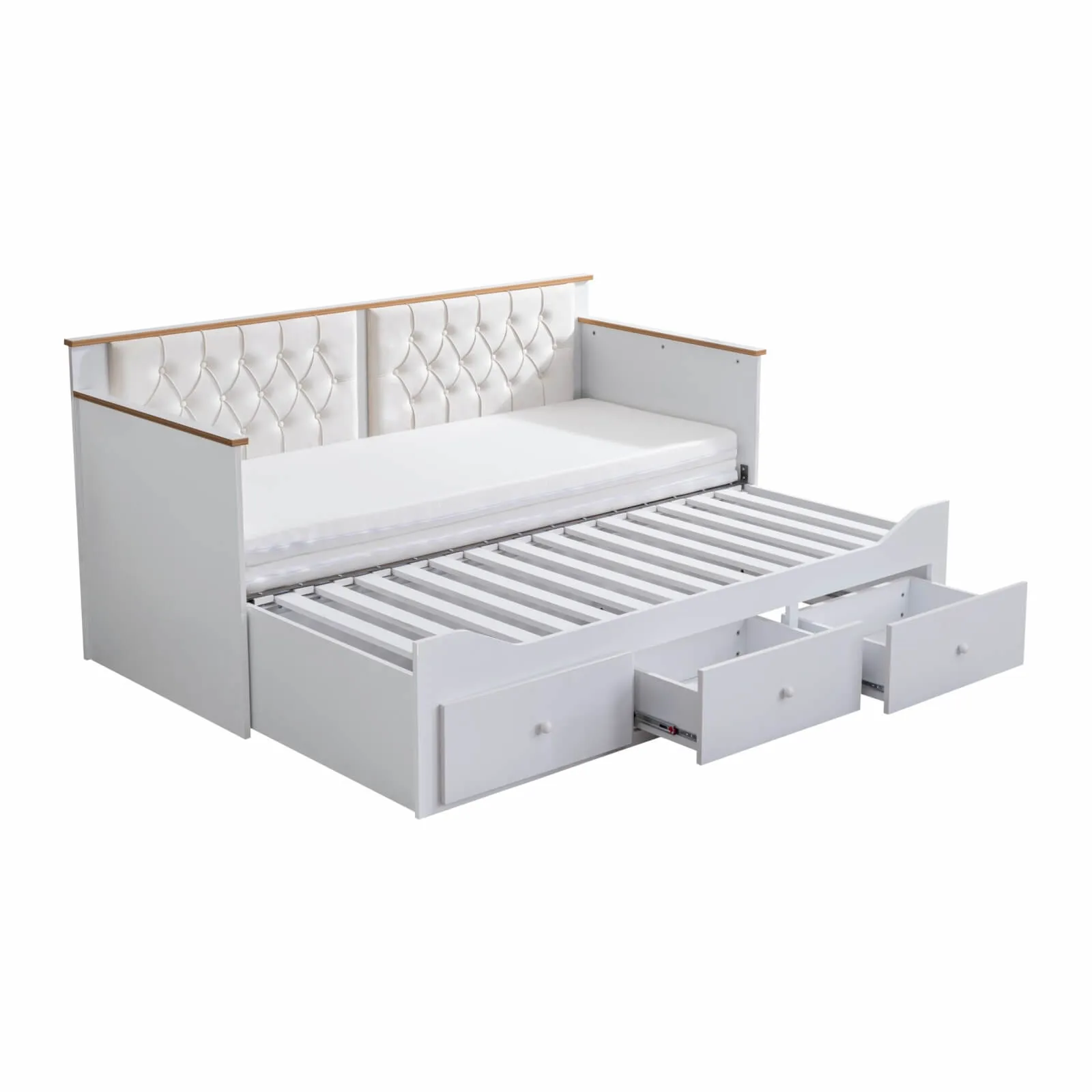 Alaçatı Büyüyen Beyaz Karyola