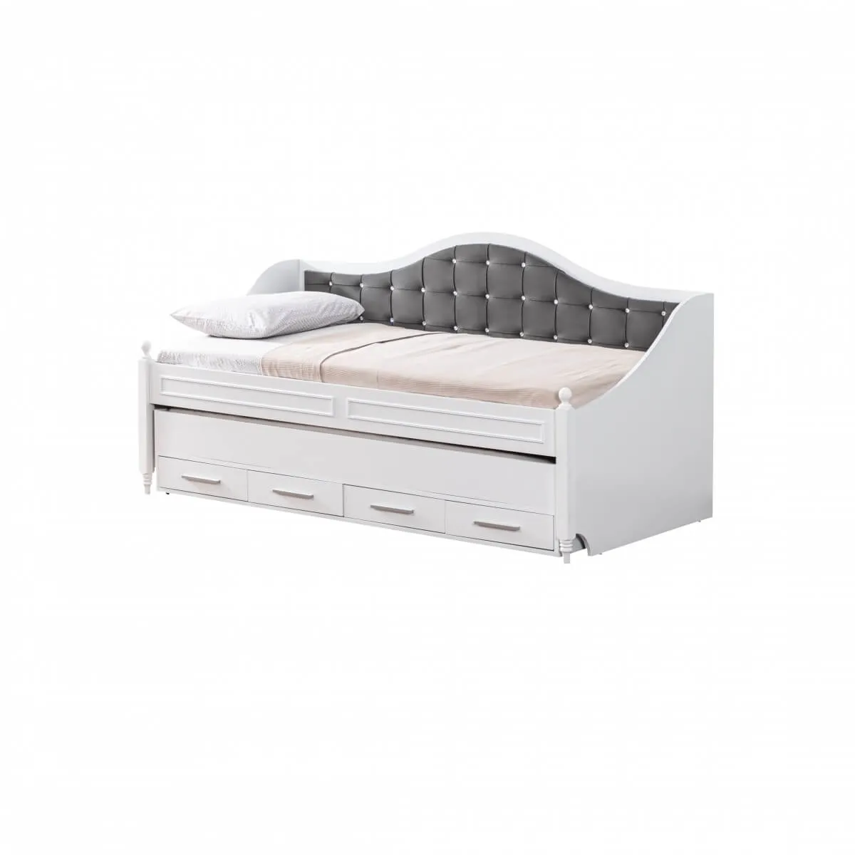 Eymen Yavrulu Antrasit Karyola