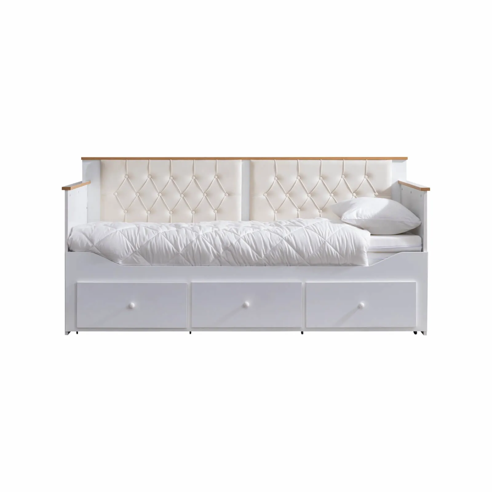 Alaçatı Büyüyen Beyaz Karyola