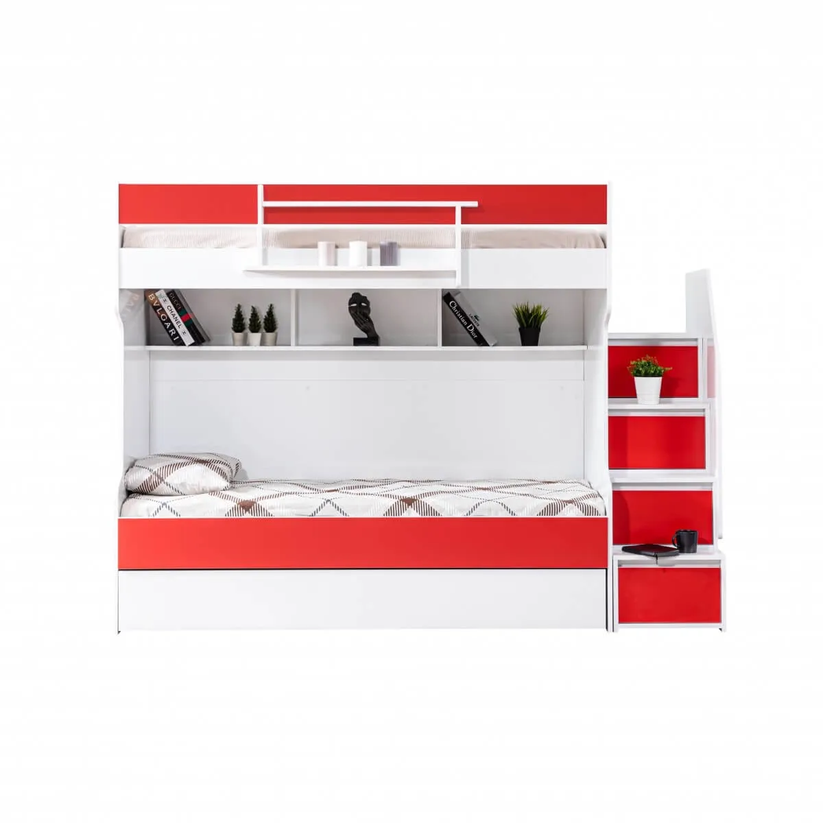 Cesur 3'lü Kırmızı Ranza